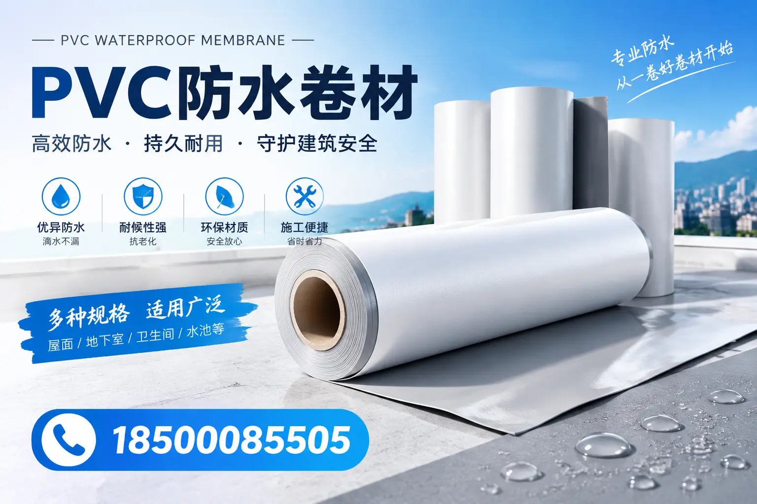 如何选择适合的PVC防水卷材？专家为您解答海西的需求